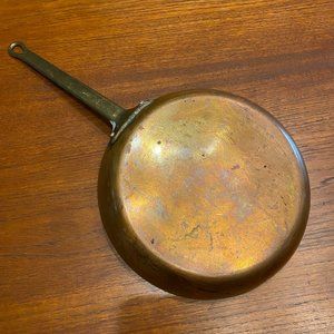 French Copper Pan Stainless Brass Mauviel?